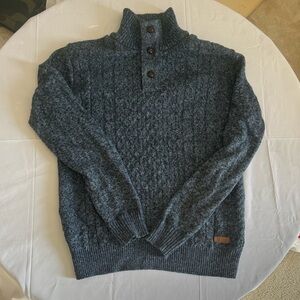 Buffalo David Bitton Dark Blue Turtleneck Sweater